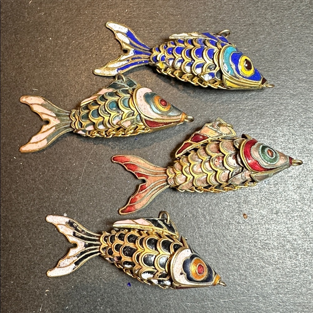 Vintage Enamel Fish - Pick One